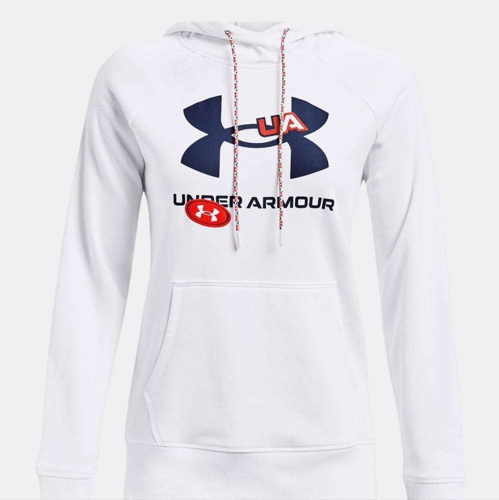 Under Armour Rival Fleece Big Logo Hoodie, Womens size M, NWT